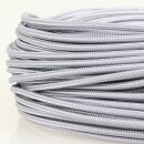 Textilkabel Silber 1-adrig 1x0,75mm² H05V-K...