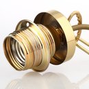 Lampen Abschluss Kaschierung Messing roh 57x11mm mit...
