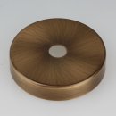 Lampen Abschluß Kaschierung antik fume 57x11mm mit...