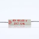 2.7k Ohm 5W 10% axial Zementwiderstand