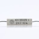 2.7k Ohm 5W 10% axial Zementwiderstand