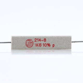 1.8k Ohm 9W 10% axial Zementwiderstand