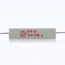 1.8k Ohm 9W 10% axial Zementwiderstand