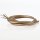 PVC Lampenkabel Elektro-Kabel Stromkabel Rundkabel gold 3-adrig, 3Gx0,75mm² mit integriertem Stahlseil als Zugentlastung