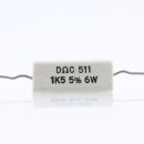 1.5k Ohm 6W 5% axial Zementwiderstand