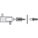 Häfele Möbel Garderobenhaken rund aus Edelstahl 15x35mm matt gebürstet