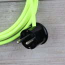 Textilkabel Neon-Gelb 3-adrig mit...