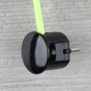 Textilkabel Neon-Gelb 3-adrig mit Schutzkontakt-Winkelstecker Anschlussleitung Zuleitung 1-5m