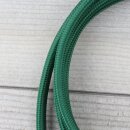 Textilkabel Dunkelgrün 3-adrig mit Schutzkontakt-Winkelstecker Anschlussleitung Zuleitung 1-5m