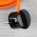 Textilkabel Orange 3-adrig mit...