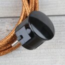 Textilkabel Kupfer Metallic 3-adrig mit...