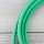 Textilkabel Anschlussleitung Zuleitung 2-5m grün mit Schutzkontakt-Winkelstecker