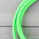 Textilkabel Anschlussleitung Zuleitung 2-5m neon grün mit Schutzkontakt-Winkelstecker