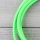 Textilkabel Anschlussleitung Zuleitung 2-5m neon grün mit Schutzkontakt-Winkelstecker