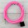 Textilkabel Pink 3-adrig mit Schutzkontakt-Winkelstecker Anschlussleitung Zuleitung 1-5m
