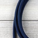 Textilkabel Marineblau 3-adrig mit Schutzkontakt-Winkelstecker Anschlussleitung Zuleitung 1-5m