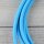 Textilkabel Hellblau 3-adrig mit Schutzkontakt-Winkelstecker Anschlussleitung Zuleitung 1-5m