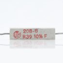 0.39 Ohm 5W 10% axial Zementwiderstand