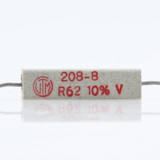 0.62 Ohm 5W 10% axial Zementwiderstand