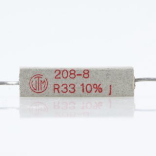 0.33 Ohm 5W 10% axial Zementwiderstand