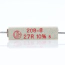 27 Ohm 5W 10% axial Zementwiderstand