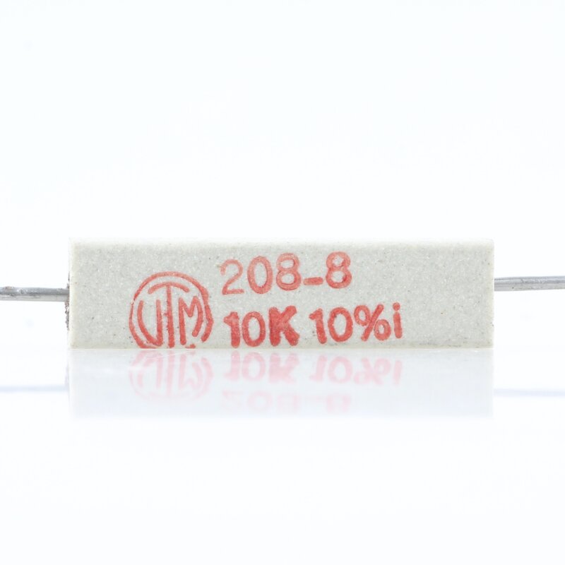 10k Ohm 5W 10% axial Zementwiderstand|Radio Kölsch