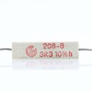 3.3k Ohm 5W 10% axial Zementwiderstand