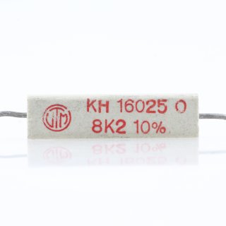 8.2k Ohm 5W 10% axial Zementwiderstand