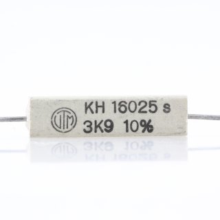 3.9k Ohm 5W 10% axial Zementwiderstand