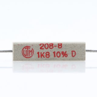 1.8k Ohm 5W 10% axial Zementwiderstand