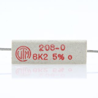 8.2k Ohm 5W 5% axial Zementwiderstand