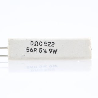 56 Ohm 9W 5% axial Zementwiderstand