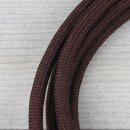 Textilkabel Braun mit E27 Lampenfassung Glattmantel Kunststoff schwarz 1-5m