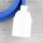 Textilkabel Lampenpendel 1-5m dunkelblau mit E27 Fassung Kunststoff weiß
