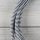 Textilkabel Lampenpendel 1-5m schwarz-weiß Zick Zack mit E27 Fassung Kunststoff weiß