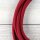 Textilkabel Bordeaux Rot mit E27 Lampenfassung Glattmantel Kunststoff weiß 1-5m