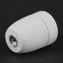 E27 Porzellanfassung matt mit M10x1 Innengewinde 250V/4A