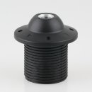 E27 Lampenfassung Thermoplast/Kunststoff schwarz mit Dach...