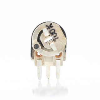 100k Ohm Einstellpotentiometer Trimmer 15mm stehend