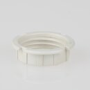 Ersatz-Schraubring weiß für G9 Hochvolt Halogen Lampenfassung 20,8 mm 28x7,5mm