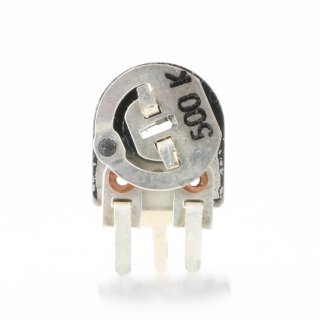 500k Ohm Einstellpotentiometer Trimmer 15mm stehend