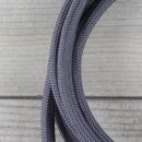 Textilkabel Graphit-Grau E14 Lampenfassung mit Glattmantel Kunststoff schwarz