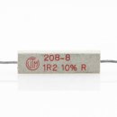 1.2 Ohm 5W 10% axial Zementwiderstand