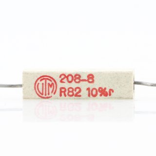 0.82 Ohm 5W 10% axial Zementwiderstand