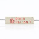 0.91 Ohm 5W 10% axial Zementwiderstand