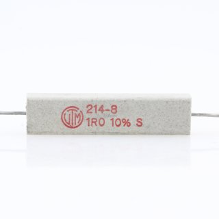 1 Ohm 9W 10% axial Zementwiderstand