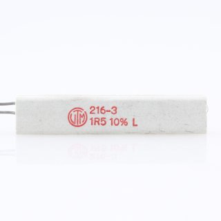 1.5 Ohm 11W 10% radial Zementwiderstand