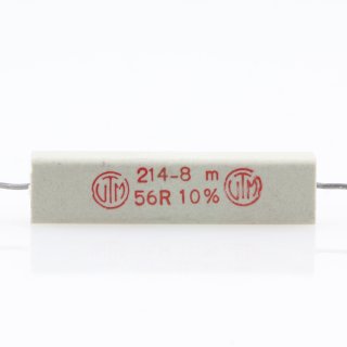 56 Ohm 9W 10% axial Zementwiderstand