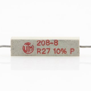 0.27 Ohm 5W 10% axial Zementwiderstand