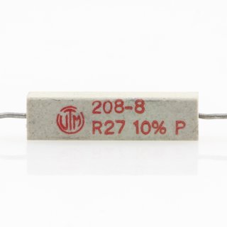 0.27 Ohm 5W 10% axial Zementwiderstand